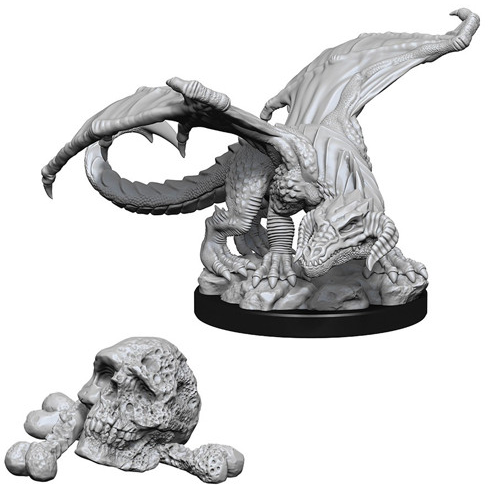 D&D Nolzur's Marvelous Unpainted Miniatures: Black Dragon Wyrmling - TCB Toys Comics & Games