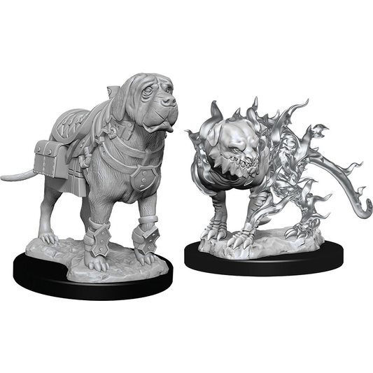 D&D Nolzur's Marvelous Unpainted Miniatures: Mastif & Shadow Mastif