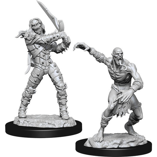 D&D Nolzur's Marvelous Unpainted Miniatures: Wight & Ghast 2 figures