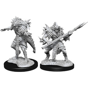 D&D Nolzur's Marvelous Unpainted Miniatures: Sahuagin 2 figures