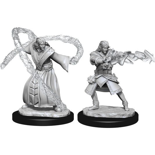 D&D Nolzur's Marvelous Unpainted Miniatures: Elf Male Wizard W13 2 figures