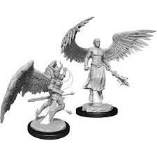 D&D Nolzur's Marvelous Unpainted Miniatures: Deva & Erinyes W13 - TCB Toys Comics & Games