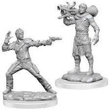 D&D Nolzur's Marvelous Unpainted Miniatures: Human Artificer & Human Apprentice W19 - TCB Toys Comics & Games