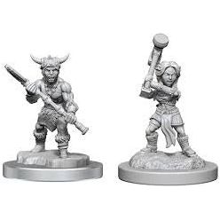 D&D Nolzur's Marvelous Unpainted Miniatures: Halfling Barbarians - TCB Toys Comics & Games