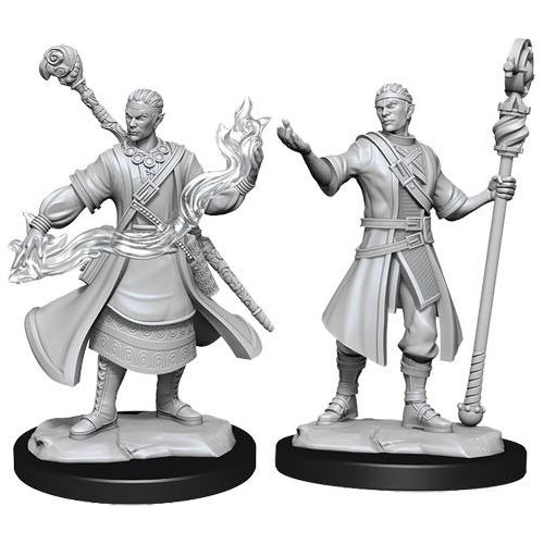 D&D Nolzur's Marvelous Unpainted Miniatures: Half-Elf Male Wizard W14 - TCB Toys Comics & Games