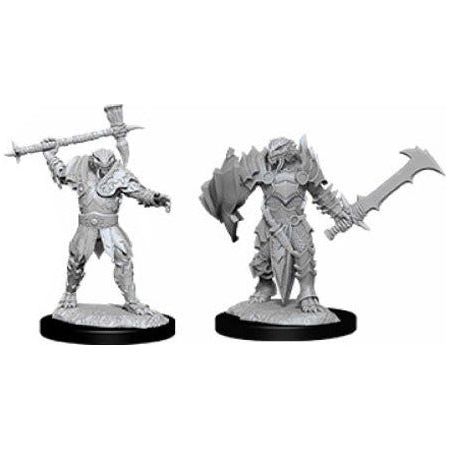 Dragonborn Paladin Male. Two figures.