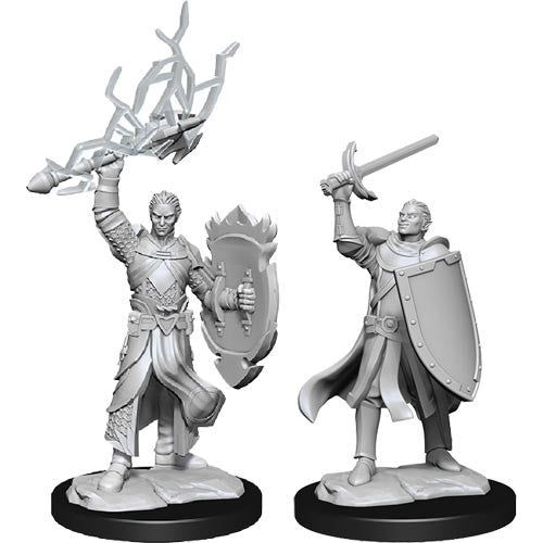 D&D Nolzur's Marvelous Unpainted Miniatures: Half-Elf Male Paladin W14 - TCB Toys Comics & Games